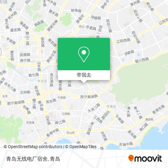 青岛无线电厂宿舍地图
