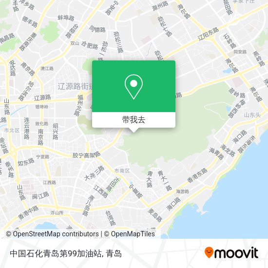 中国石化青岛第99加油站地图