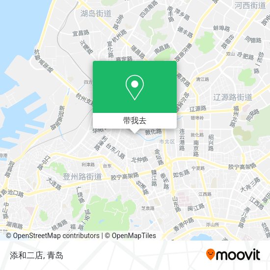 添和二店地图