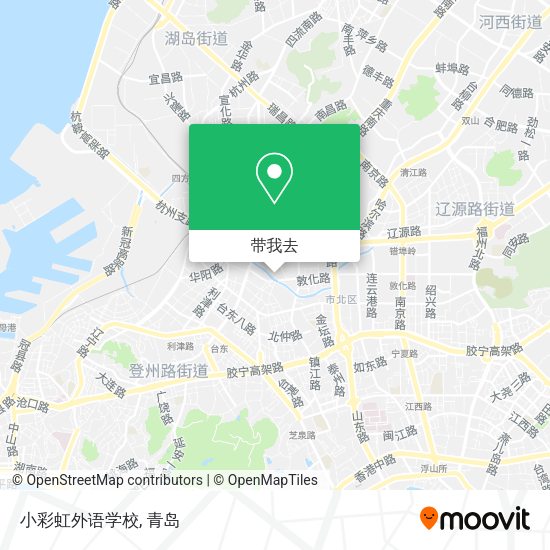 小彩虹外语学校地图