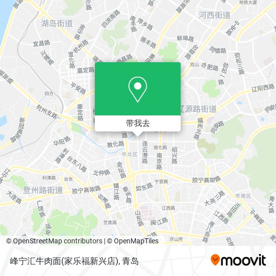 峰宁汇牛肉面(家乐福新兴店)地图