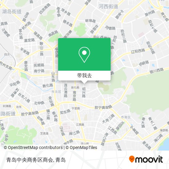青岛中央商务区商会地图