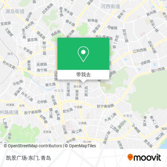 凯景广场-东门地图