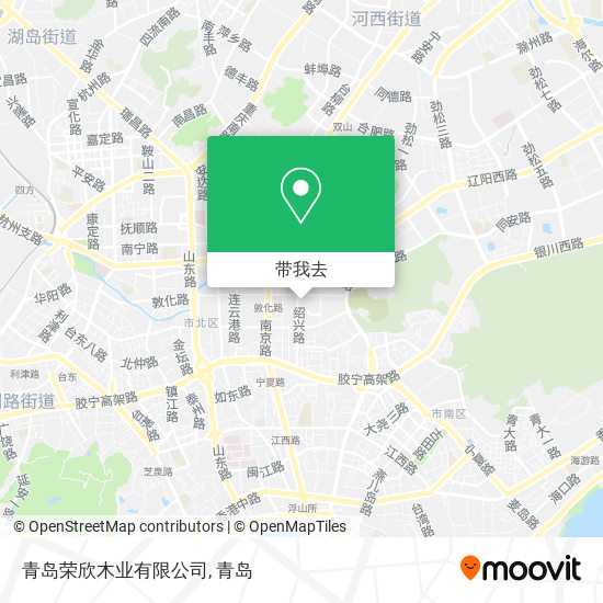 青岛荣欣木业有限公司地图