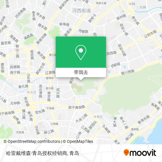 哈雷戴维森·青岛授权经销商地图
