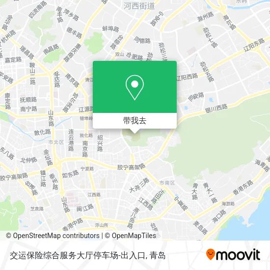 交运保险综合服务大厅停车场-出入口地图