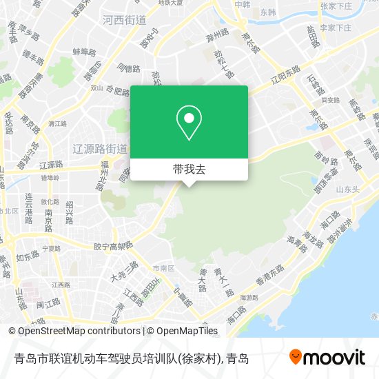 青岛市联谊机动车驾驶员培训队(徐家村)地图