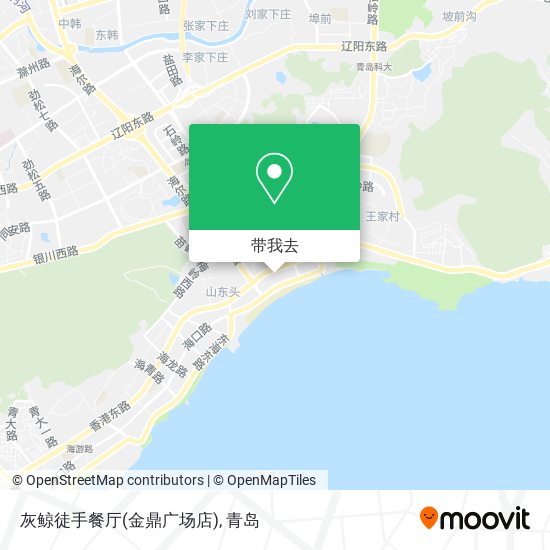 灰鲸徒手餐厅(金鼎广场店)地图