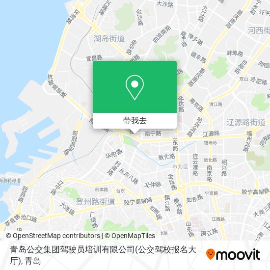 青岛公交集团驾驶员培训有限公司(公交驾校报名大厅)地图