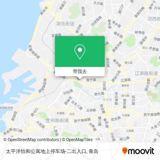 太平洋怡和公寓地上停车场-二出入口地图