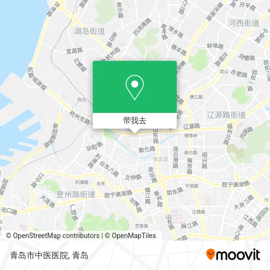 青岛市中医医院地图