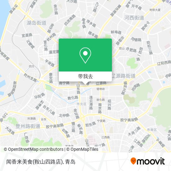 闻香来美食(鞍山四路店)地图