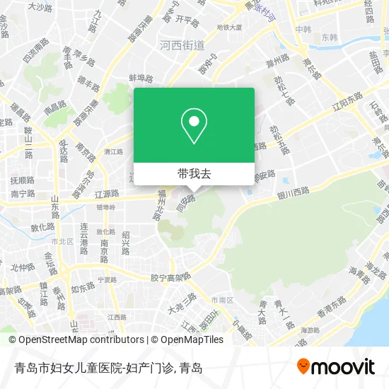 青岛市妇女儿童医院-妇产门诊地图
