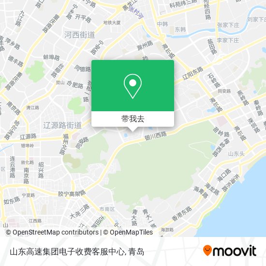 山东高速集团电子收费客服中心地图