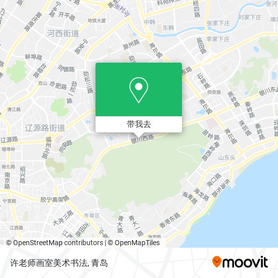 许老师画室美术书法地图