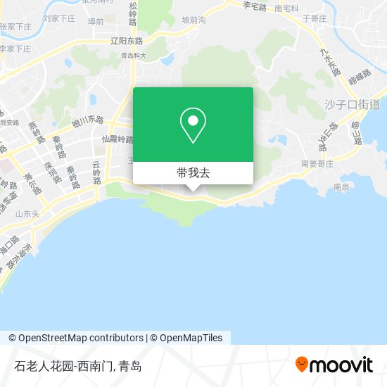 石老人花园-西南门地图