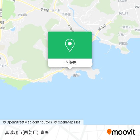 真诚超市(西姜店)地图