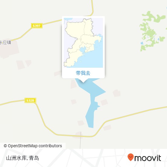 山洲水库地图