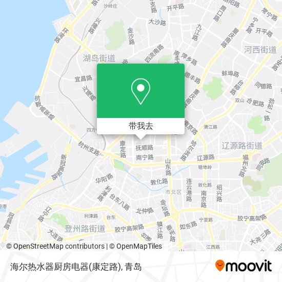 海尔热水器厨房电器(康定路)地图
