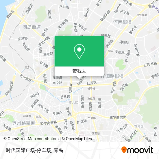 时代国际广场-停车场地图