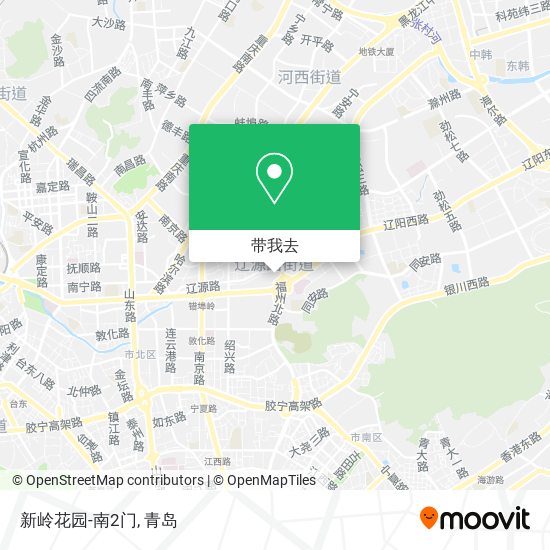 新岭花园-南2门地图
