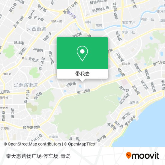 奉天惠购物广场-停车场地图