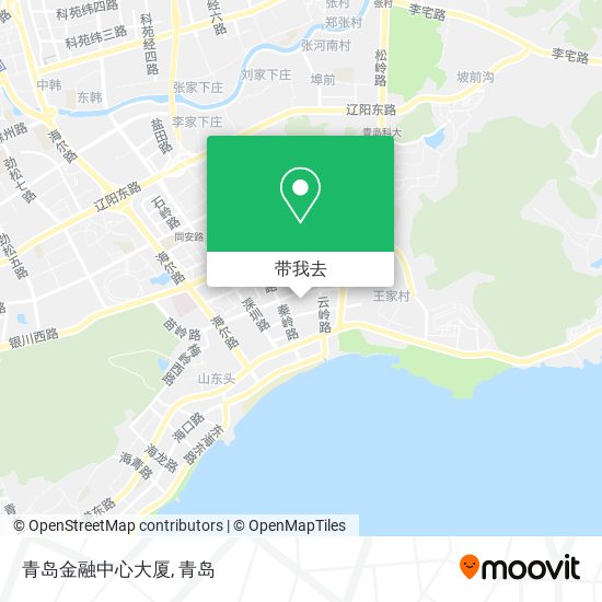 青岛金融中心大厦地图