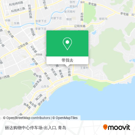 丽达购物中心停车场-出入口地图