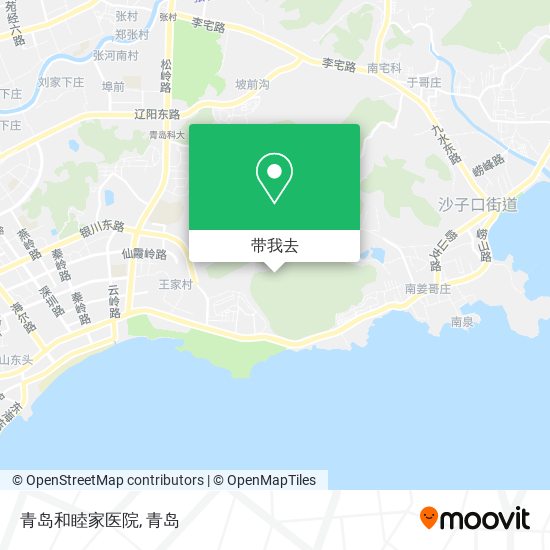 青岛和睦家医院地图