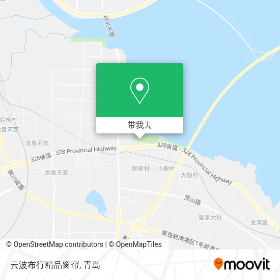 云波布行精品窗帘地图