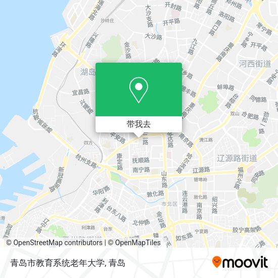青岛市教育系统老年大学地图