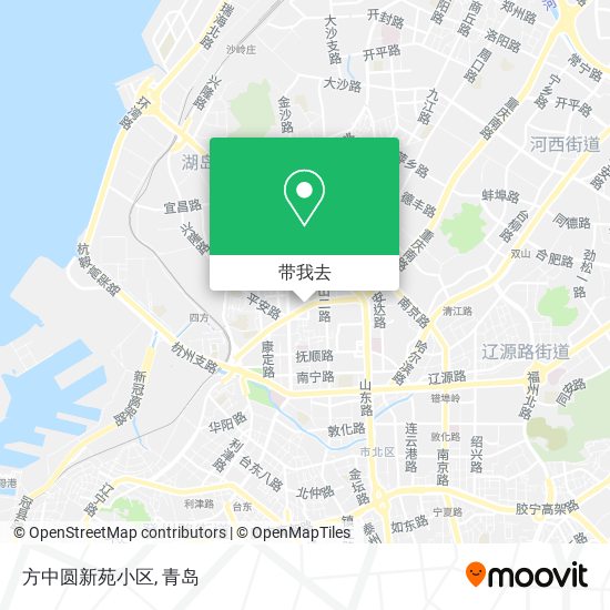 方中圆新苑小区地图