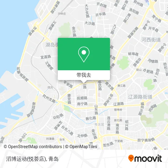 滔博运动(悦荟店)地图