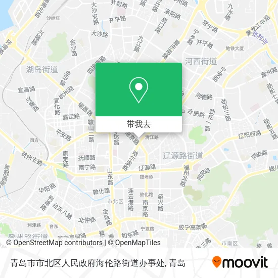 青岛市市北区人民政府海伦路街道办事处地图