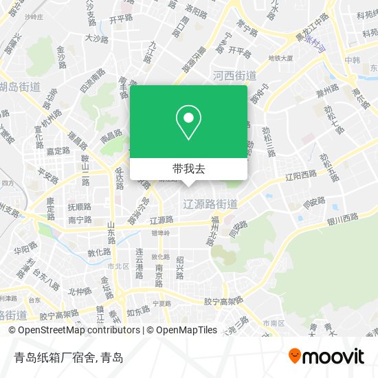 青岛纸箱厂宿舍地图