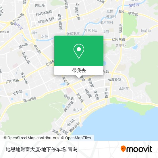 地恩地财富大厦-地下停车场地图