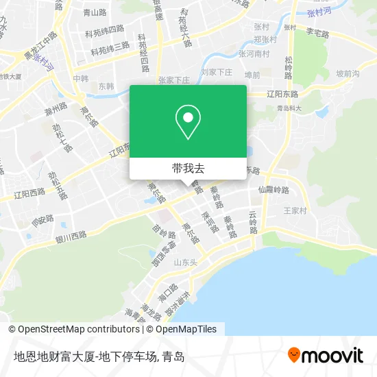 地恩地财富大厦-地下停车场地图