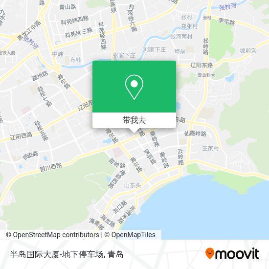 半岛国际大厦-地下停车场地图