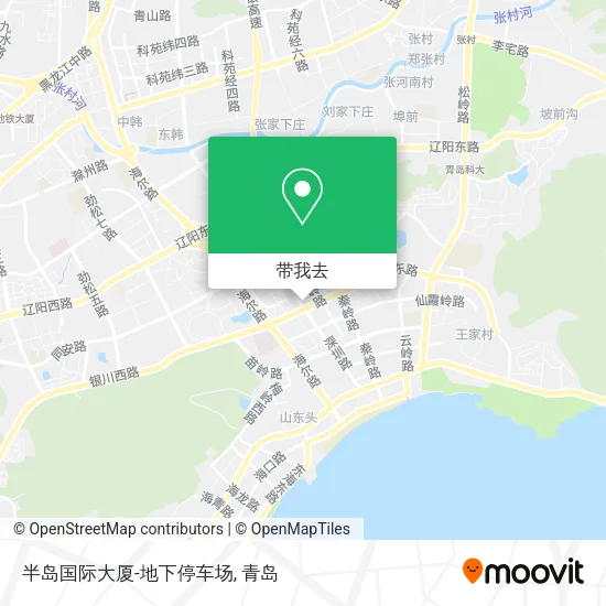 半岛国际大厦-地下停车场地图