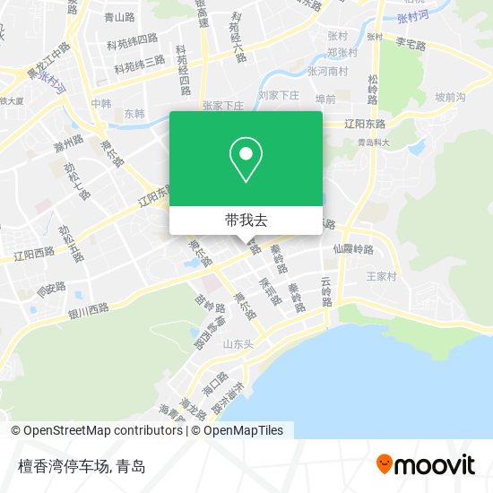 檀香湾停车场地图