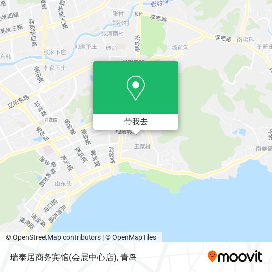 瑞泰居商务宾馆(会展中心店)地图