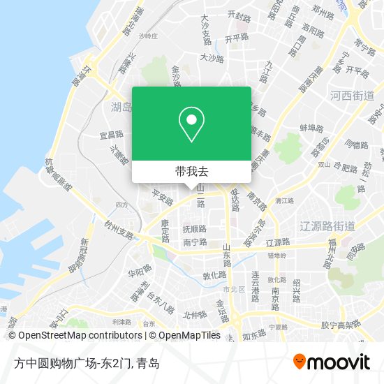 方中圆购物广场-东2门地图