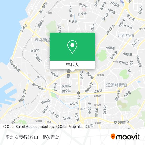乐之友琴行(鞍山一路)地图