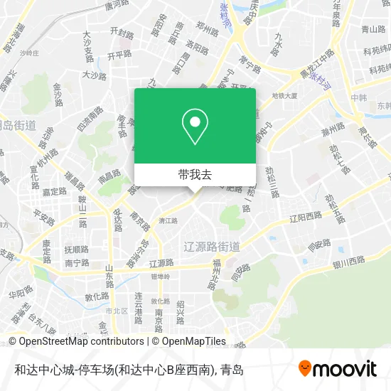 和达中心城-停车场(和达中心B座西南)地图