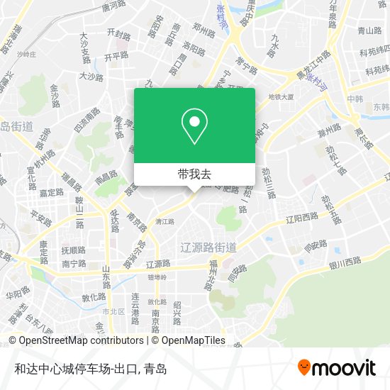 和达中心城停车场-出口地图