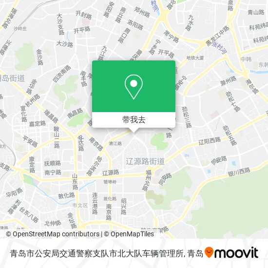 青岛市公安局交通警察支队市北大队车辆管理所地图