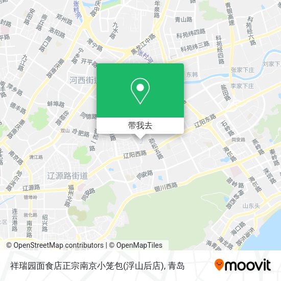 祥瑞园面食店正宗南京小笼包(浮山后店)地图