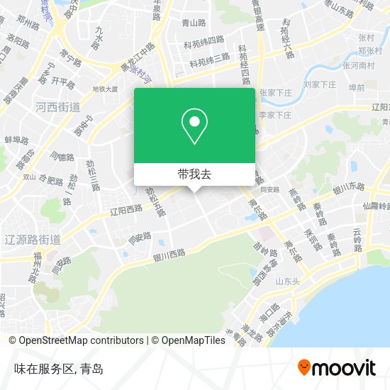 味在服务区地图