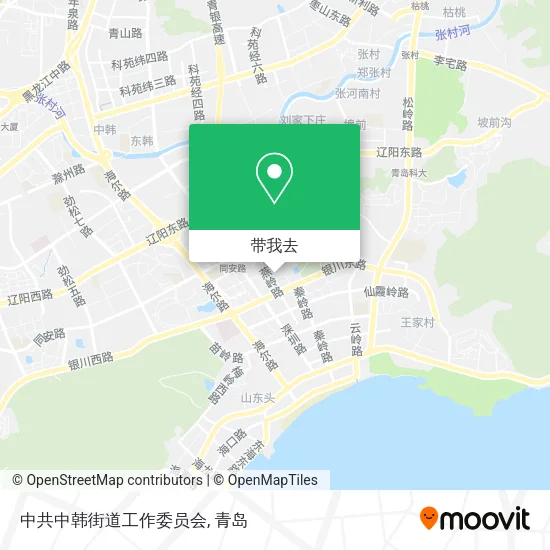 中共中韩街道工作委员会地图