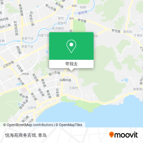 悦海苑商务宾馆地图